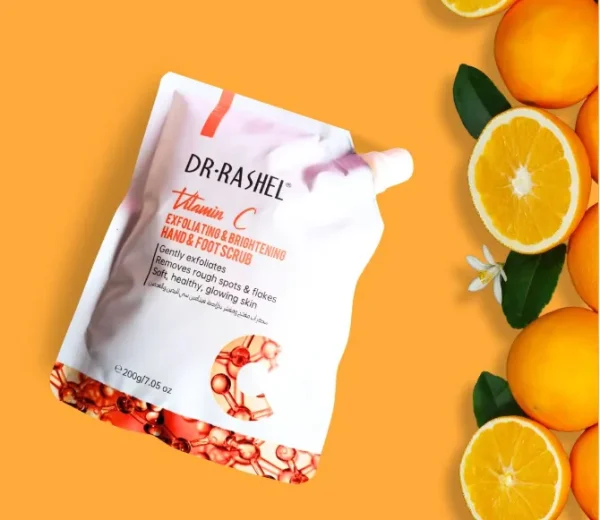 ⁦مقشر البشرة لليدين والقدمين Dr Rashel Vitamin C⁩ - الصورة ⁦2⁩