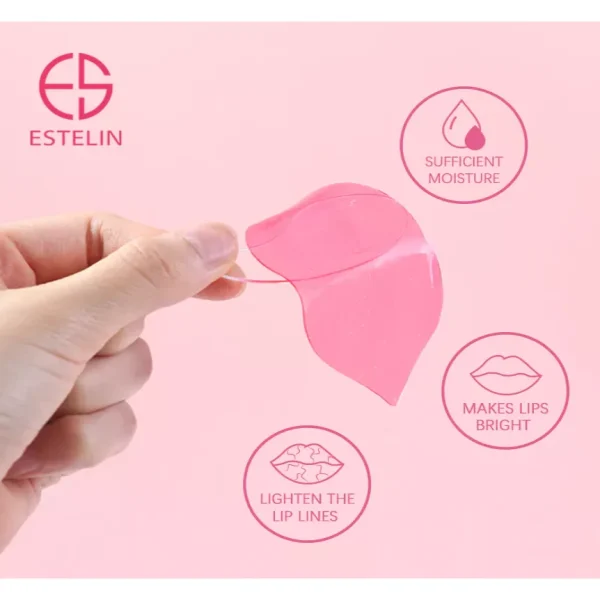 ⁦قناع الشفاه بخلاصة أزهار الكرز الوردي Estelin⁩ - الصورة ⁦2⁩