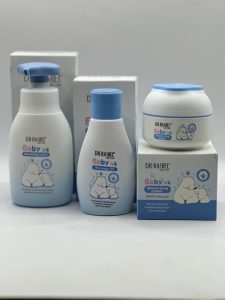 باقة لمنتجات العناية بالطفل من دكتور راشال 3 منتجات أزرق