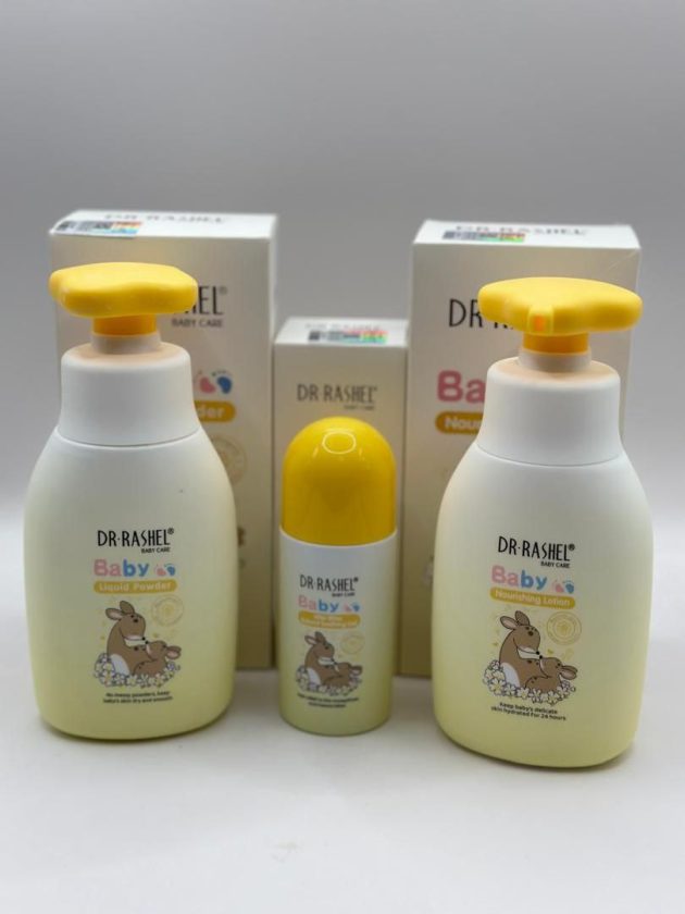 باقة لمنتجات العناية بالطفل من دكتور راشال 3 منتجات