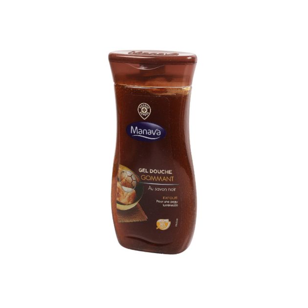 MANAVA gel Douche Gommant au savon noire